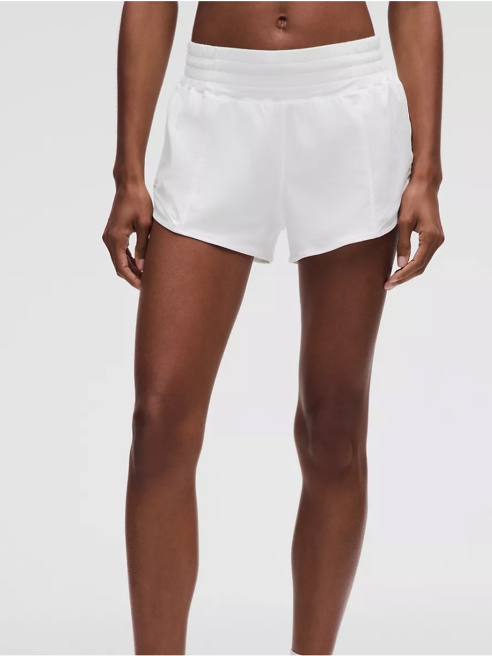 Lulu Hottie Hot shorts 2.5 in White size 4